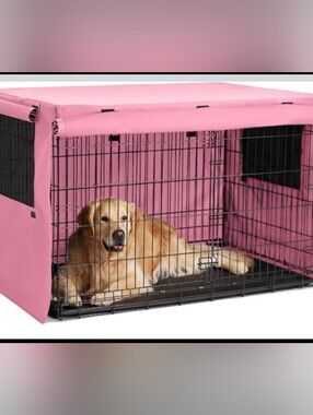 GORILLA GRIP PINK Dog Crate Covers  42"  NWOT